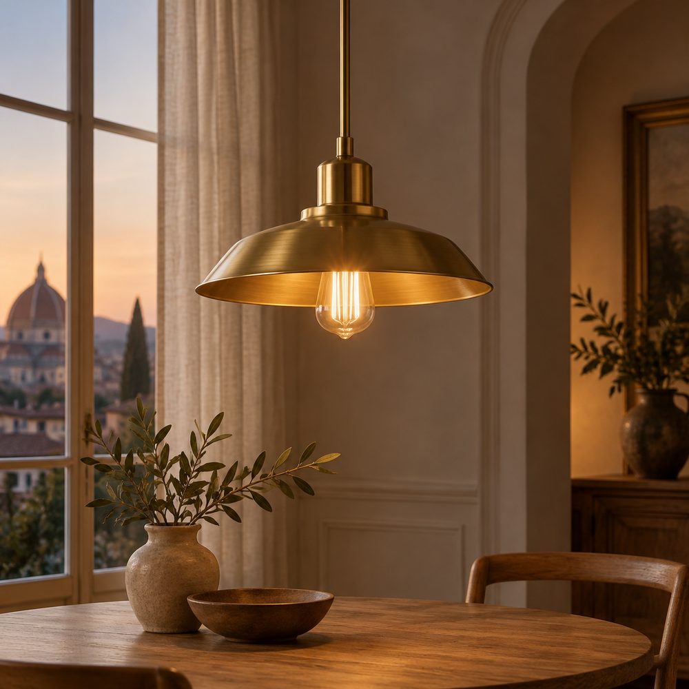 Un candelabro en un comedor